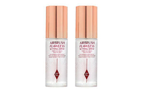 Charlotte Tilbury Airbrush setting spray provides long-lasting makeup and gives skin a radiant finish..