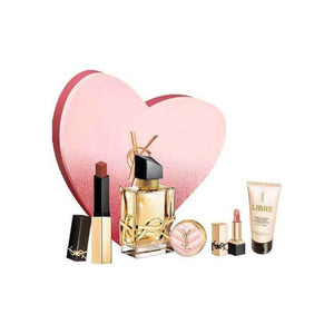 YSL Libre Luxury Perfume and Makeup Heart-Shaped Beauty Gift Set.