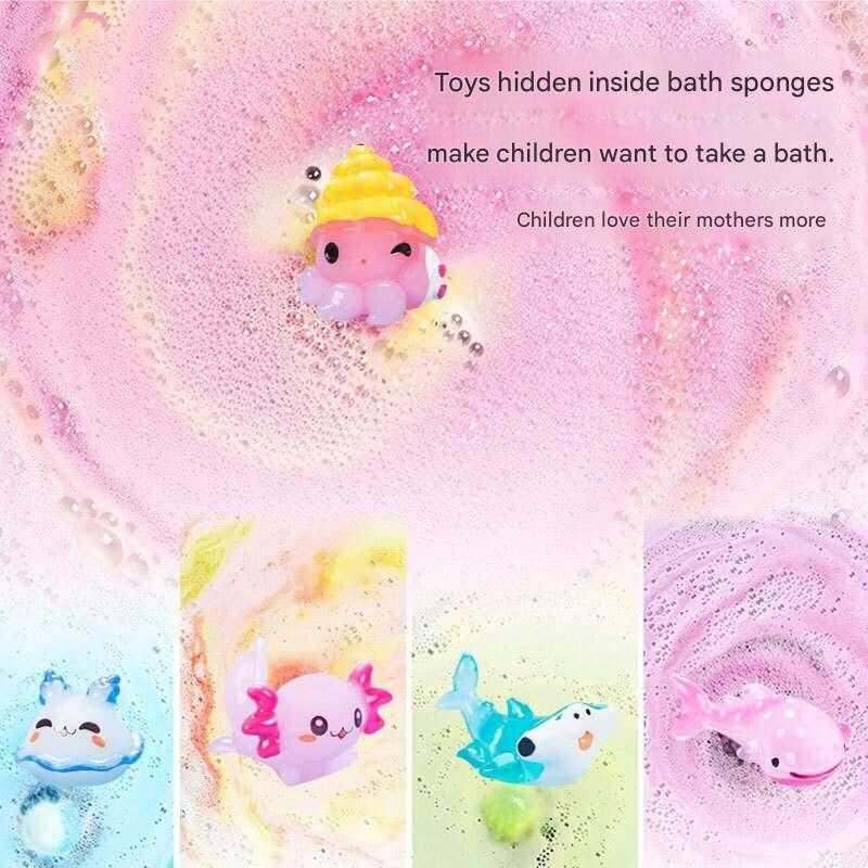 IYOKUJI CLUB 12-Piece Kids Bath Bomb Set with Surprise Toys.