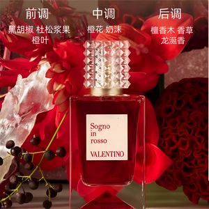 Valentino Dream Interpretation Haute Couture Red Dress Rebellion Perfume Woody Notes Strong Perfume EDP Black Pepper Sandalwood 30ml 100ml.
