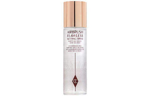 Charlotte Tilbury Airbrush setting spray provides long-lasting makeup and gives skin a radiant finish..