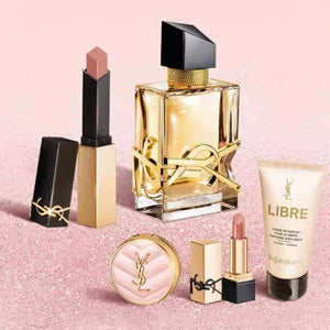 YSL Libre Luxury Perfume and Makeup Heart-Shaped Beauty Gift Set.
