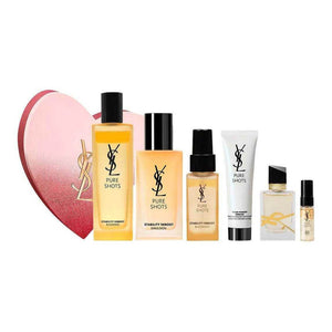 YSL Pure Shots Stability Reboot Skincare Gift Set with Moonlight Cactus for hydration and barrier repair