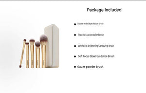 Hourglass Face & Eye Travel Brush Set