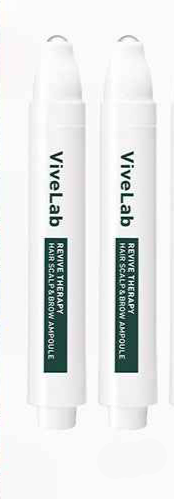 ViveLab Revive Therapy Hair Scalp and Brow Ampoule anti-hair loss treatment bottle with applicator