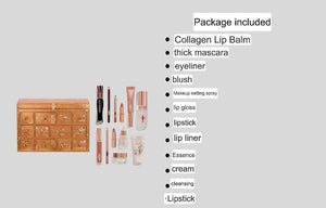 CT Charlotte Beauty Treasure Chest Makeup Set 2025 Christmas Collection Easy to Apply Pigment Twelve-Piece Set Birthday Gift Christmas Gift for Girlfriend
