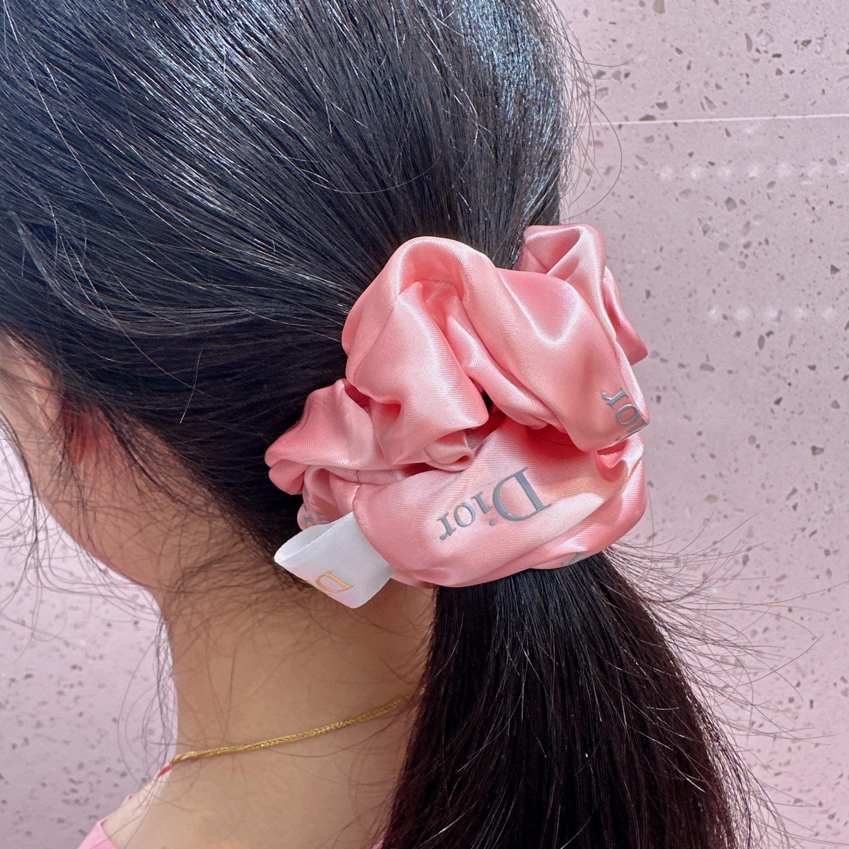 Arabelle Beauty Dior Silk Scrunchie - Gentle Hair Protection.