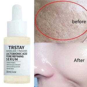 JAYSUING Lactobionic Acid Serum bottle with moisturizing essence for pore shrinking and clear skin