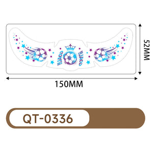 Five stickers for the US, Canada, and Mexico World Cup tattoo stickers, football match support freckles, face stickers, sweat-proof party makeup stickers, and more.