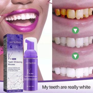 V34 Teeth Cleansing Whitening Mousse Removes Sta Whitening H