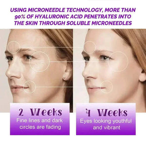 Serum Infused Microneedle Eye Patches Mask For Anti Wrinkle