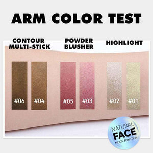Waterproof Contouring Bronzer Highlighters Stick Glitter Sil.