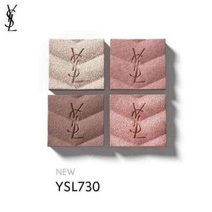 YSL Couture Color Eyeshadow palette with four shimmering neutral shades embossed with YSL logo