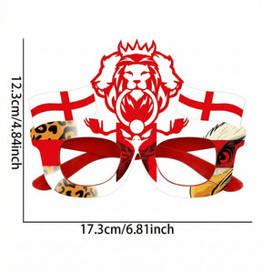 نظارات احتفالات World Cup بتصاميم أعلام دول متنوعة.
