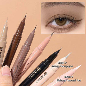 5colors Ultra-thin black brown liquid eyeliner pen with waterproof and ultra-fine precision tip