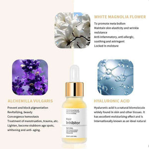 10ml Permanent Quick Hair Removal serum bottle for face and body hair reduction