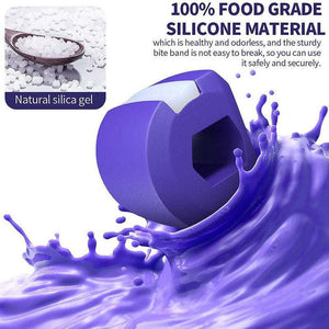Food-grade Silica Gel Jaw Exercise Line Ball Muscle Trainin.