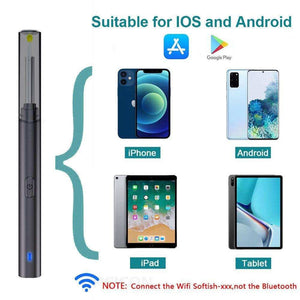 Ear Cleaner Ear Wax Removal With Camera Otoscope 1080P Wirel.