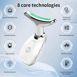 LED Neck Massager for Wrinkle Removal & Skin Tightening.