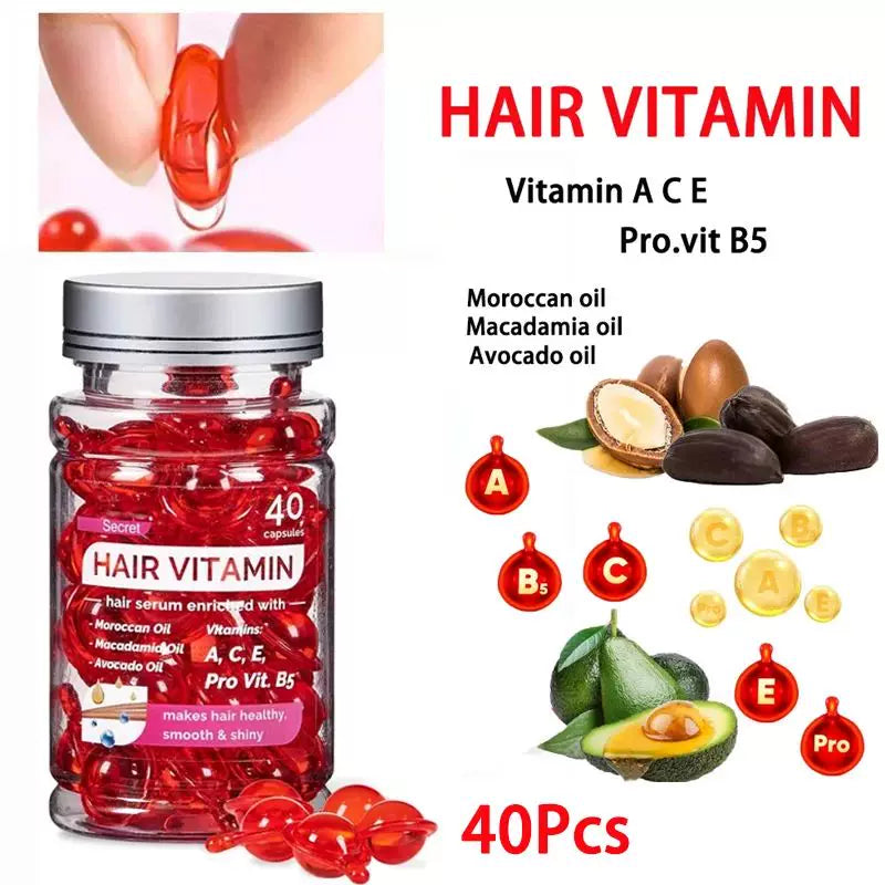Hair Vitamin Serum Capsule Hair Maks Treatment Serum Enriche