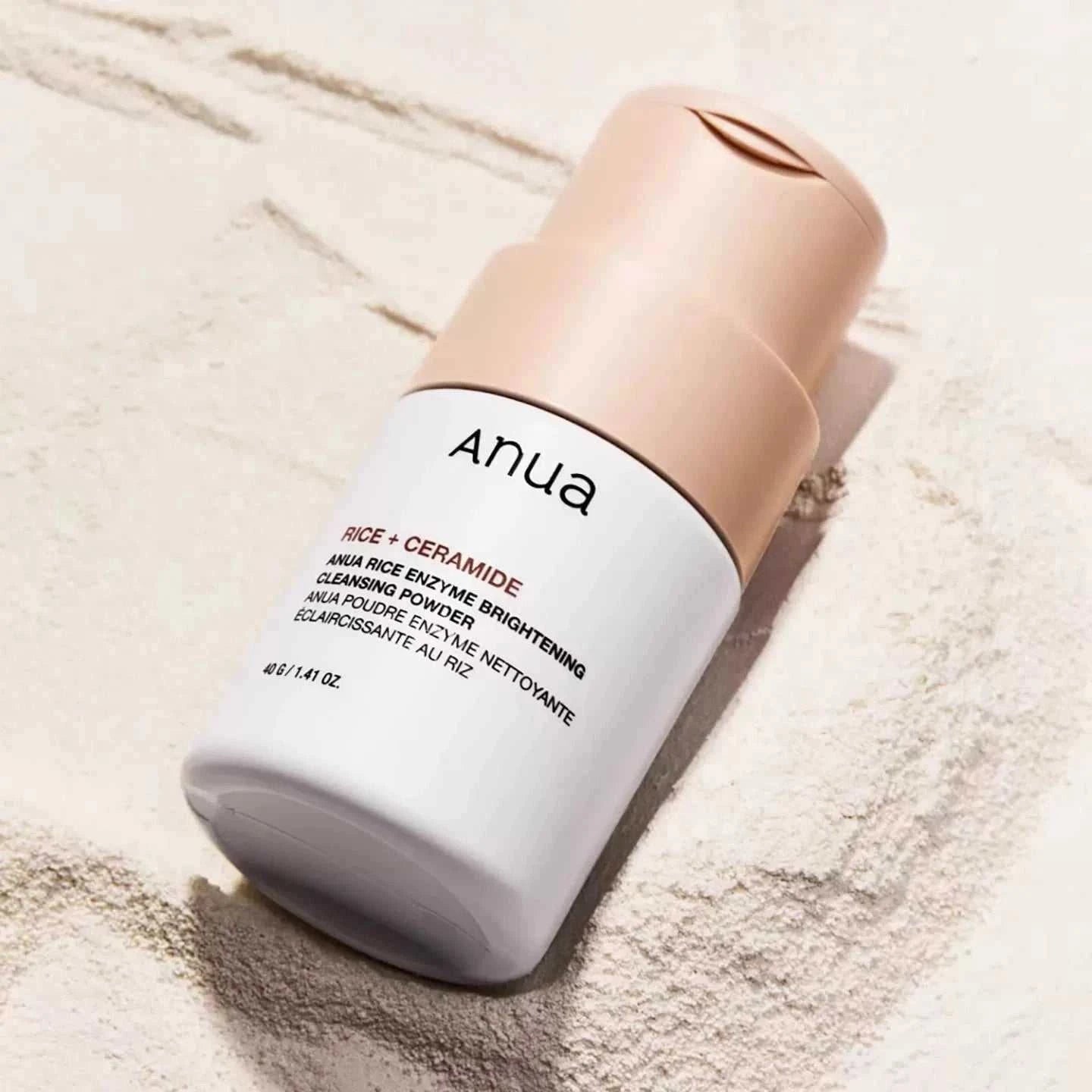 Anua Rice Bran Enzyme Brightening Cleansing Powder 40g Arbutin Brightening Cleansing Powder