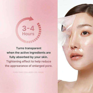 Bio-Collagen Real Deep Mask – Overnight Hydrating Face Mask for Pore Tightening & Elasticity | Deep Absorbing Hydrogel Sheet Mask for Glass Skin | 1pc.