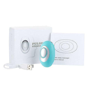 Smart EMS Pulse handheld sleep aid device with 15 intensity levels for insomnia and anxiety relief