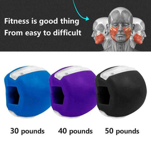 Food-grade Silica Gel Jaw Exercise Line Ball Muscle Trainin.