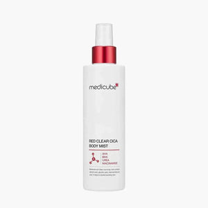 Medicube Red Clear Cica Body Mist - Exfoliating & Soothing Body Acne Spray.