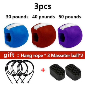 Food-grade Silica Gel Jaw Exercise Line Ball Muscle Trainin.
