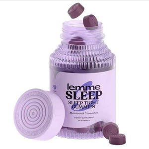 US direct mail Lemme sleep gummies melatonin, elderberry, magnesium, theanine, chamomile, lavender drug-free.