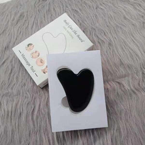 Natural Jade Gua Sha Scraper Board Massage Rose Quartz Jade.