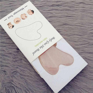 Natural Jade Gua Sha Scraper Board Massage Rose Quartz Jade.