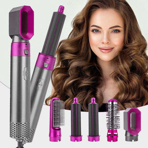 Arabelle Beauty 5-in-1 professional hair dryer and styler with multiple attachments for curling, straightening, and volumizing hair