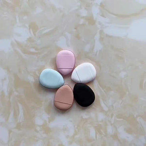 50pcs Mini Finger Sponge Powder Puff Pink Mini Size Finger P.