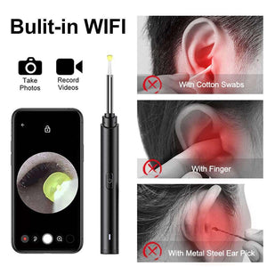 Ear Cleaner Ear Wax Removal With Camera Otoscope 1080P Wirel.