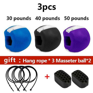 Food-grade Silica Gel Jaw Exercise Line Ball Muscle Trainin.