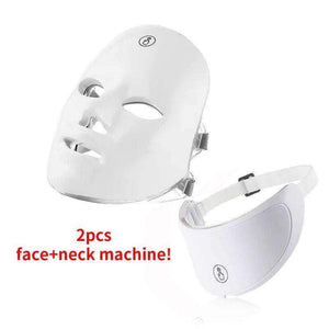 Arabelle Beauty 7-Color LED Face & Neck Mask - Rechargeable Light Therapy.
