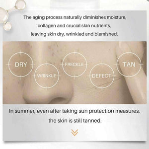 30ML Glutathione Whitening Freckles Serum Remove Dark Spots.