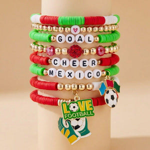 سوار خرز عصري بتصميم رياضي مميز لـ Soccer Lovers.