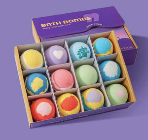 Colorful crystal bath salt balls with hidden zodiac toys, the best bath toys for kids' fun and safe bath time.