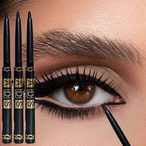 3Pcs Waterproof & Sweat-Proof Black Eyeliner Pencil - Long-L.