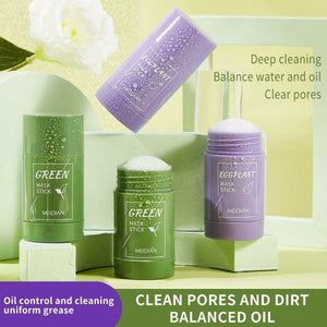 Green Tea Face Clean Mask Stick for Deep Cleansing and Pore Tightening