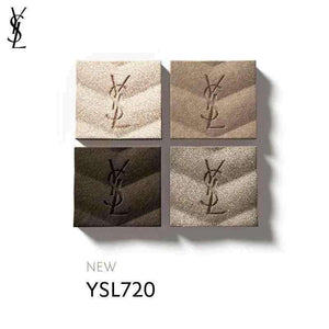 YSL Couture Color Eyeshadow limited edition palette with four neutral shimmering shades and embossed logo.