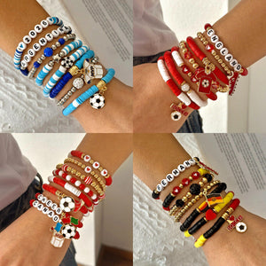 سوار خرز عصري بتصميم رياضي مميز لـ Soccer Lovers.