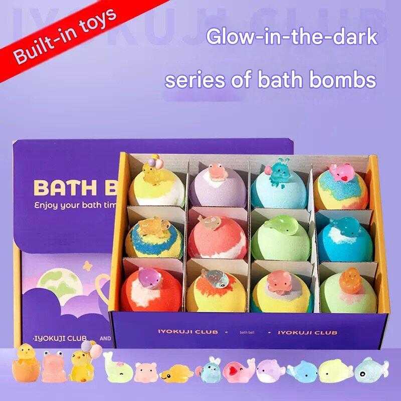 Arabelle Beauty Glow-in-the-Dark Bath Bombs with Surprise Toys