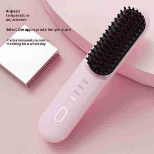 Wireless high-speed hair dryer DL-628 featuring sleek design, digital LED display, and cordless convenience.