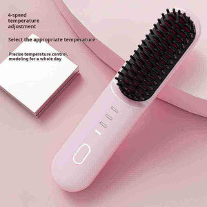 Wireless high-speed hair dryer DL-628 featuring sleek design, digital LED display, and cordless convenience.
