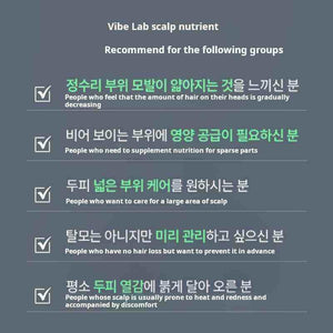 Vivelab Anti-Shedding Foam Scalp Care Serum Hair Growth Fixes Hair Refreshes and Strengthens Hair Roots Hairline