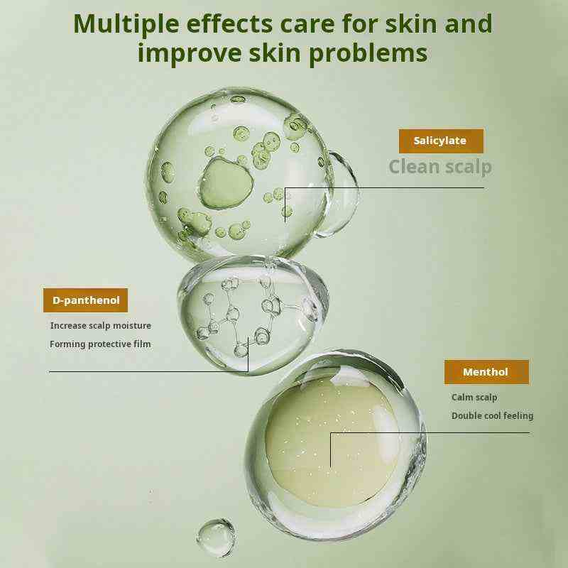 vivelab Scalp Care Serum with salicylate, D-panthenol, and menthol for scalp moisture and soothing care